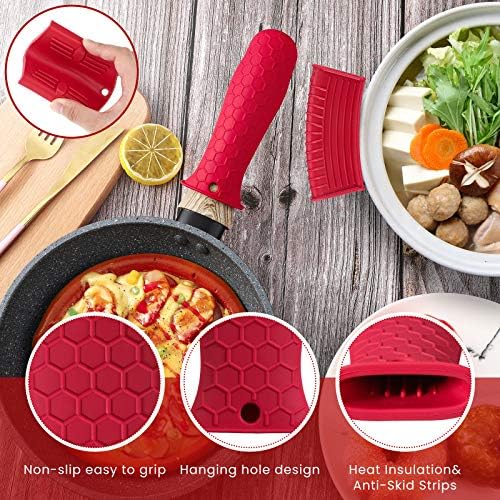 Patelai 8Pcs Silicone Cast Iron Handle Cover - Image 3