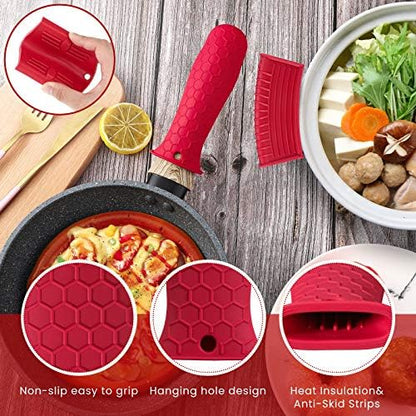 Patelai 8Pcs Silicone Cast Iron Handle Cover - Image 3