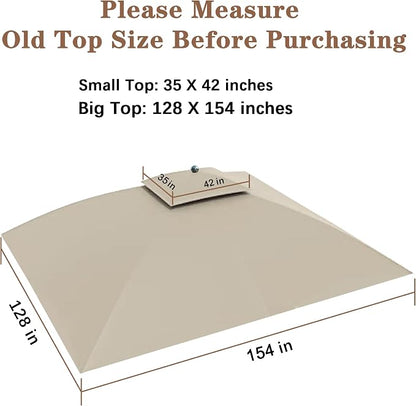 SCOCANOPY Light Beige Replacement Top - Image 3