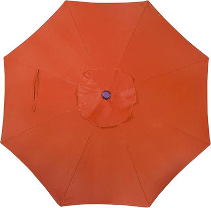 9' Outdoor Patio Umbrella, Outdoor Table Umbrella, Yard Umbrella, Market - Image 4
