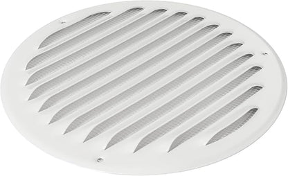 Repa Market 6 Inch (Opening Dimensions) Air Vent Covers/White Galvanized Steel Return Air Grille/AC Vent Cover/Wall or Ceiling HVAC Registers Grilles & Vents for DIY & Home Improvement
