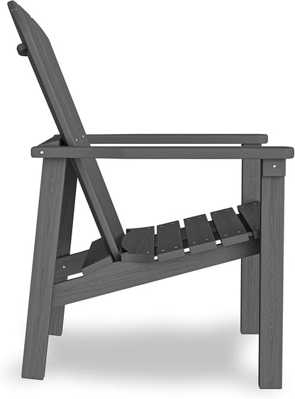 Stackable Adirondack Chairs Set of 4, Compact HDPE - Image 8