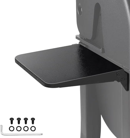 Folding Side Shelf for Weber Searwood 600 / XL 600 16” Grill Side Table Storage Pellet Smoker Replacement Parts 3400140 Heavy Duty Steel Grill Accessories for Weber