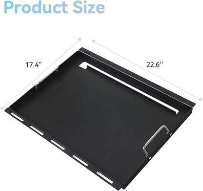 Full-Size Griddle Inserts for Weber Spirit 300 Spirit II 300 Series, Flat Top Griddle Plate for Spirit E-310, E-320, S-310, S-320 Spirit II E/S-310 E/S-320 Series, Replacement for Weber 6787