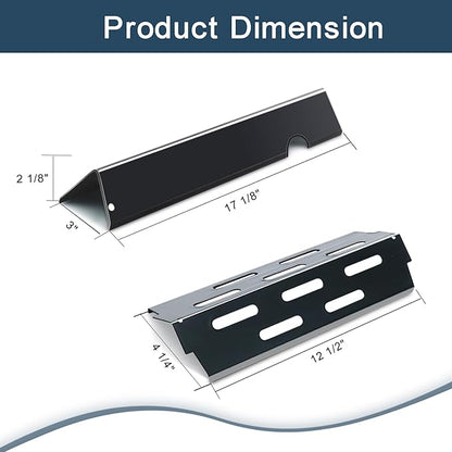 Flavorizer Bars,Heat Deflectors and Grill Burner for Weber Genesis II 300/LX 300, GS4 Genesis ii E-310 ii E-315 ii E/S335 ii se-335 Grill (Porcelain Steel, 66032 * 5+ES/410 * 3+66790 * 3)