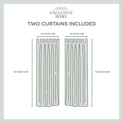 Exclusive Home Cabana Solid Indoor/Outdoor Light Filtering Hook-and-Loop Tab - Image 7