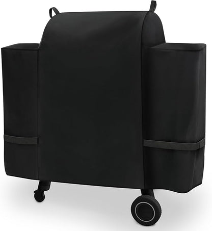 Grill Cover for Traeger Ironwood 650 BAC505 Wood Pellet Smoker Replacement Parts Full Length 600D Waterproof Outdoor BBQ Covers Grilling Accessory