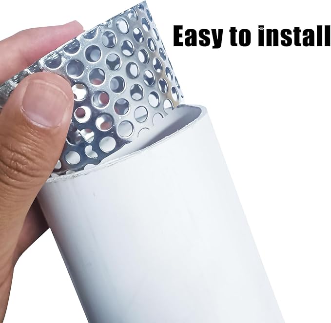 PVC Vent Termination Cap, 3.51" Furnace & Roof Vent Cover Stainless Steel, Conical PVC Fittings, for 2.98" to 3.51" Inner Diameter Vent Pipe, Air Intake, Air Exhaust and Water Drains Pipe