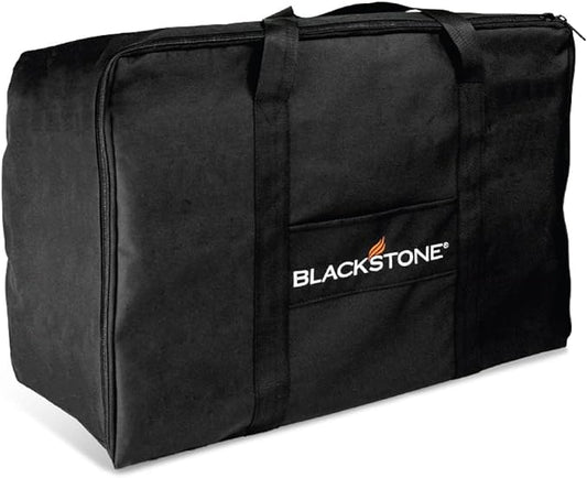 BLACKSTONE Tabletop Griddle Carry Bag – Fits 17" & 22" Tabletop Griddle – Portable BBQ Grill Griddle Carry Bag for Travel - 600D Heavy Duty Weather-Resistant Cover Accessories – 5035