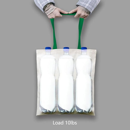 TOPDesign 12-Pack Economical 16"x15" Cotton Tote Bag, Lightweight Medium Reusable Grocery Shopping Cloth Bags, Suitable for DIY, Advertising, Promotion, Gift, Activity