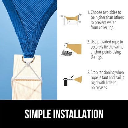 GORILLA GRIP Heavy Duty Sun Shade, UV Protection Fade Tear and Rust Resistant - Image 6
