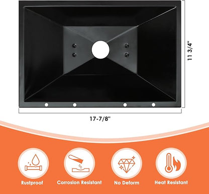 99250 Grease Tray for Weber Genesis 1000/2000/3000, Genesis Silver B/C&Gold B/C, Drip Pan Tray Replace for Weber Spirit E-310 E-320 SP-320 Series (2007-2012), Platinum B/C(2005 and Newer)