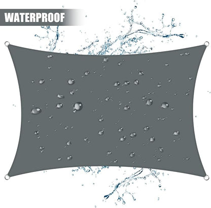 Neween Waterproof Sun Shade Sail Rectangle UV Block Canopy - Image 2