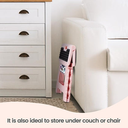 Delxo 9 Inch Kids Step Stool, 300 Lbs Folding Step Stool - Image 4