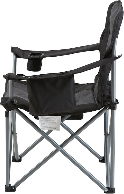 VEVOR Oversized Camping Folding Chair, Portable Heavy Duty Outdoor Quad Lumbar - Image 10