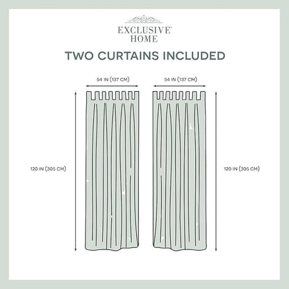 Exclusive Home Cabana Solid Indoor/Outdoor Light Filtering Hook-and-Loop Tab - Image 7