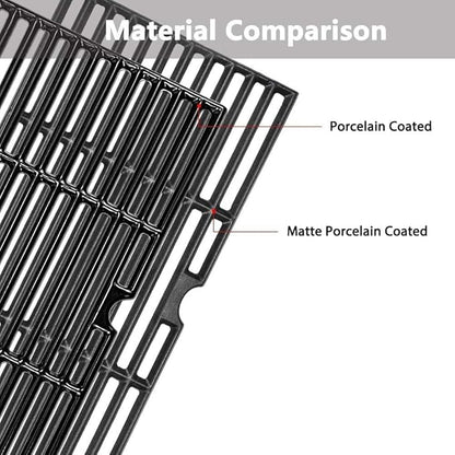 Grill Grates 18 Inch for Charbroil Performance 463625219 463625217 463673519, Grill Grates Replacement for Char-Broil 463673017 463673517, Replacement Parts for G470-0003-W1 G470-0002-W1, 2 Packs