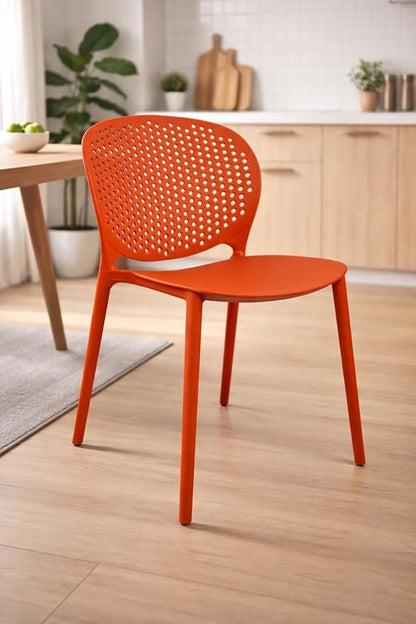 2xhome Set of 2 Patio Dining Chairs | Modern Stackable Outdoor Pool Side Chair - Image 5
