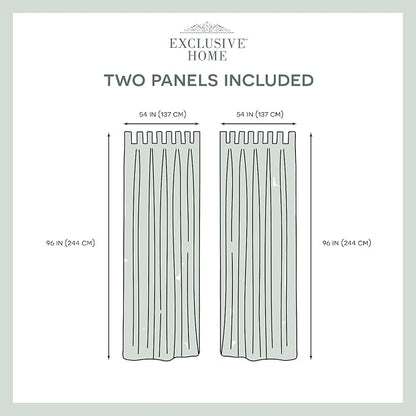 Exclusive Home Cabana Solid Indoor/Outdoor Light Filtering Hook-and-Loop Tab - Image 6