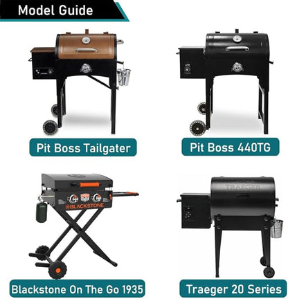 ZJYWSCH Grill Cover for Rec Tec Bullseye RT-B380 RT-B380X Wood Pellet Grill Smoker Outdoor Waterproof for Rectec 380 380X Bullseye Deluxe Pellet Grill Cover Heavy Duty