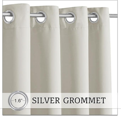 RYB HOME Outdoor Curtains for Patio Waterproof - Image 2