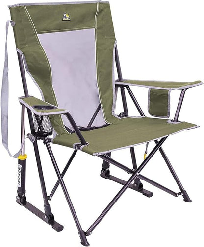 GCI Outdoor Comfort Pro Rocker Camping Chair | Portable Folding Rocking Chair by GCIOUTDOOR