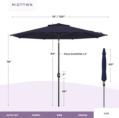 Midtown Umbrellas The Lean Patio Umbrella - Image 6