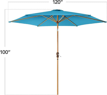 Best Choice Products 10ft Market Umbrella, Outdoor Sun Shade - Image 2