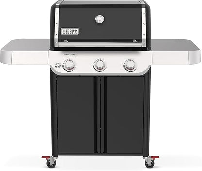 Weber Genesis E-315 Liquid Propane Gas Grill for Outdoor Cooking, 3 Burners, Black