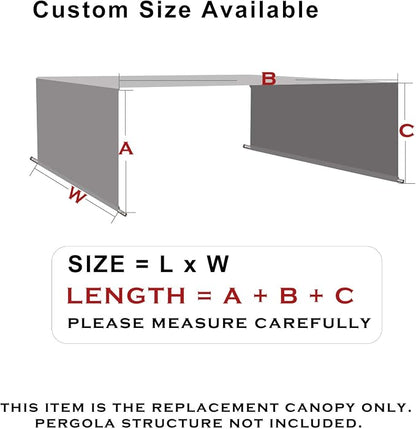Alion Home Waterproof Pergola Cover - Image 5