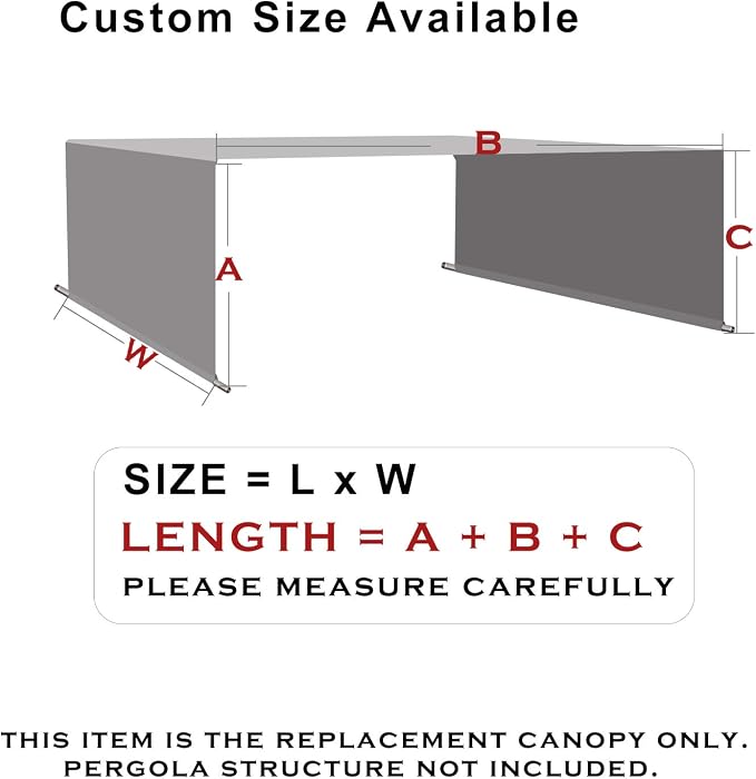 Alion Home Waterproof Pergola Cover - Image 3