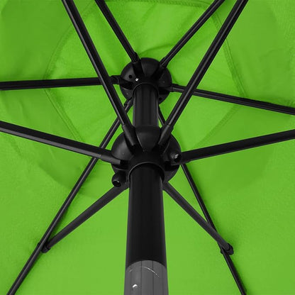 Sunnyglade 7.5' Patio Umbrella Outdoor Tilt Umbrella Crank Grass Green | Market - Image 4