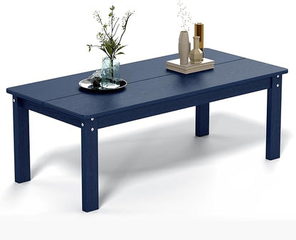 Adirondack Coffee Table, All-Weather HDPE, 304 stainless steel hardware by nevilywood