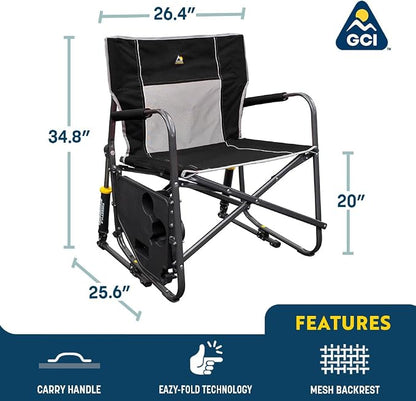 GCI Outdoor Freestyle Rocker XL Camping Chair - Image 3