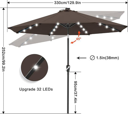 ABCCANOPY Solar Led Patio Umbrella - Image 3