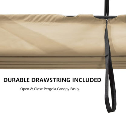 Pergola Shade Cover Replacement Canopy Top Compatible - Image 7
