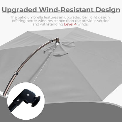 Grand patio 12FT Cantilever Round Umbrella - Image 4