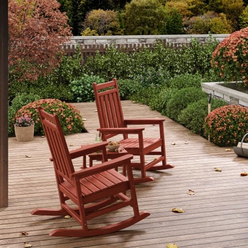 HDPE Rocking Chair Outdoor Set of 2 - Image 7