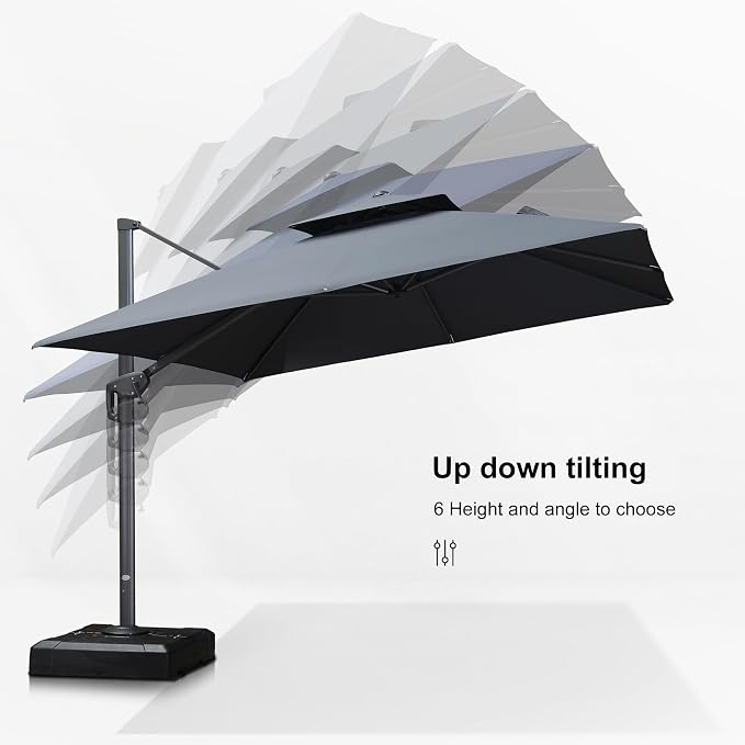PURPLE LEAF Cantilever Umbrella - Image 7