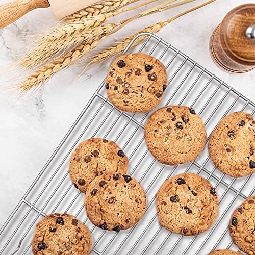 Herogo Mini Cooling Rack Set of 2, Stainless Steel 8.6" x 6.3" Small Baking Rack - Image 7