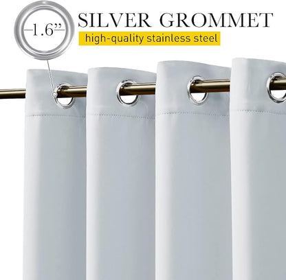 NICETOWN 2 PCs Weighted Outdoor Curtains - Image 2