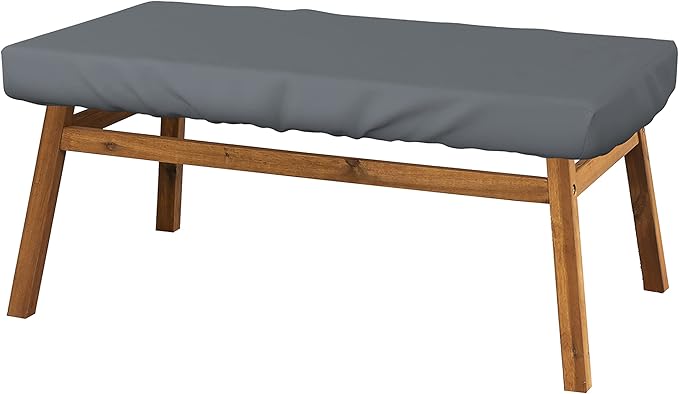 Covers & All Rectangle Table Top Cover, 12 Oz Waterproof UV & Weather Resistant Patio Table Cover, Outdoor Table Cover for Patio Furniture (70" L x 35" W x 5" H, Gray)