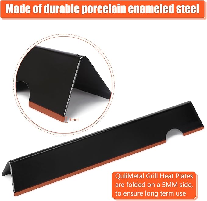 Genesis II Flavorizer Bars for Weber Genesis II 300, Genesis ii E-310 ii E-315 ii E-335 ii S-310 ii S-335 ii SE-335 Grills, Porcelain Enameled 66795 Flavorizer Bars for Weber Genesis II Grill Parts