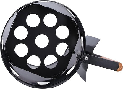 Charcoal Chimney Starter, Heavy Duty Steel BBQ Chimney Starter, BBQ Grill Lighter with Air Intake Holes for Outdoor Camping Cooking