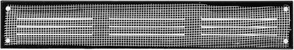 Repa Market 2-Pack Black Air Vent Cover 12" x 2" Inch (Outer Dimensions) - Steel Return Air Grilles - for Ceiling and Sidewall - HVAC - with Protection Screen (11.81" x 1.97" Inch)