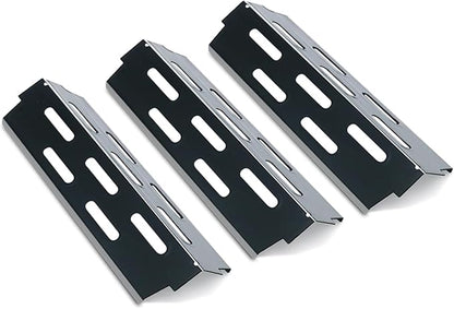 Heat Deflectors for Weber Genesis II 300/LX 300, GS4 Genesis ii E-310 ii E-315 ii E/S335 ii se-335 Grill (Porcelain Steel, ES/410 * 3)