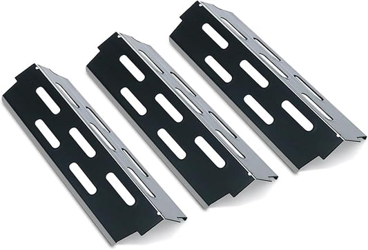 Heat Deflectors for Weber Genesis II 300/LX 300, GS4 Genesis ii E-310 ii E-315 ii E/S335 ii se-335 Grill (Porcelain Steel, ES/410 * 3)