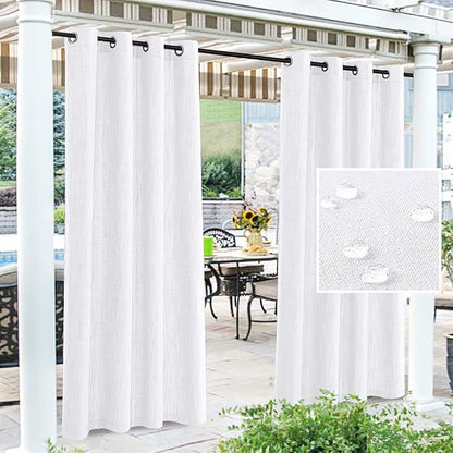 H.VERSAILTEX Indoor Outdoor Curtain Linen Look by HVERSAILTEX