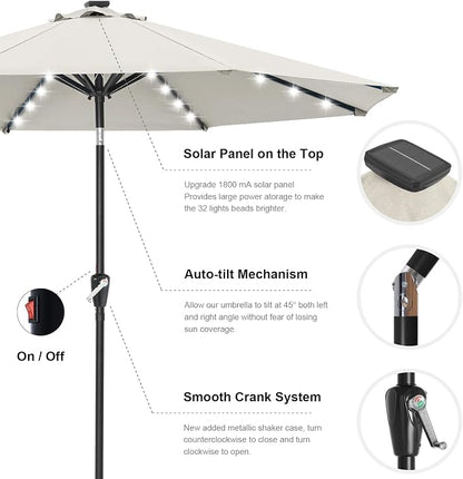 ABCCANOPY Solar Led Patio Umbrella - Image 6