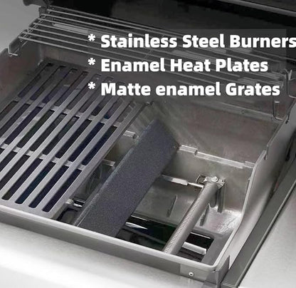 Firsgrill Replacement for Weber Spirit 300, 310, 320 Series, Spirit 700, Genesis Silver B/C, Genesis Gold B/C, Genesis Platinum B/C Gas Grills Parts (17.5" Cooking Grates 7638)
